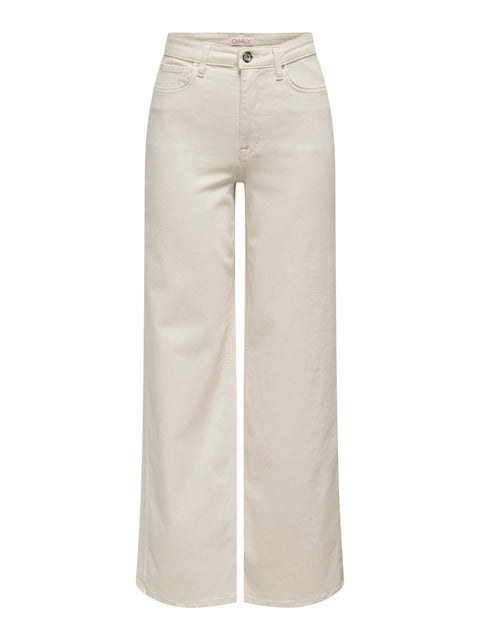 Only - 15310632 ONLMADISON BLUSH HW W - Ecru 30