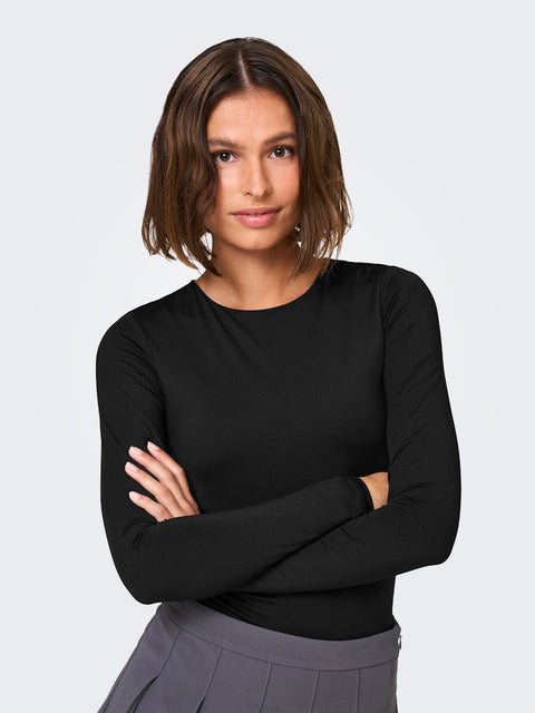 Only - 15329686 ONLLONE L/S BODYSTOCK - Black
