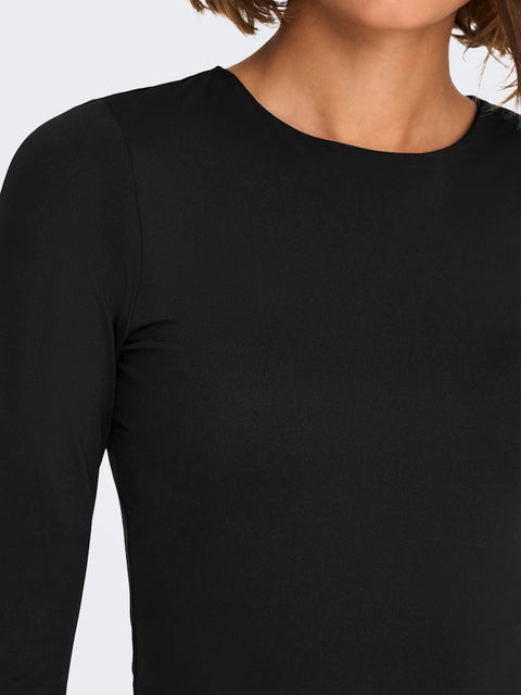Only - 15329686 ONLLONE L/S BODYSTOCK - Black