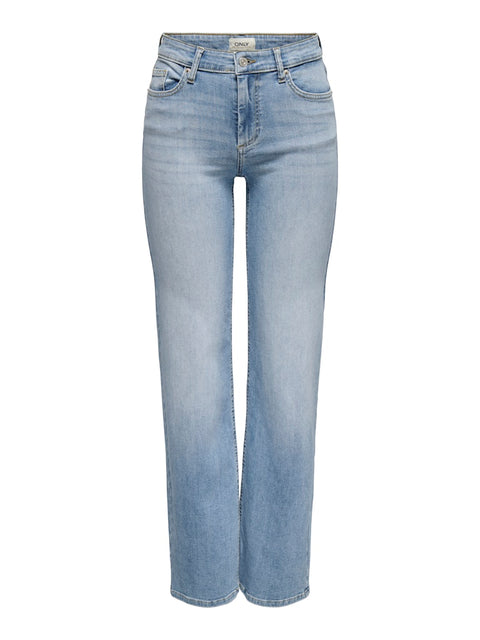Only - 15337794 ONLBLUSH MID STRAIGHT - Light Blue De 32