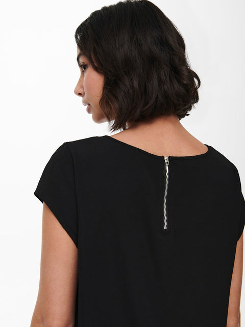 Only NOOS - Vic SS Solid 15142784 - Black / top
