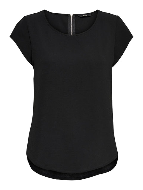 Only NOOS - Vic SS Solid 15142784 - Black / top