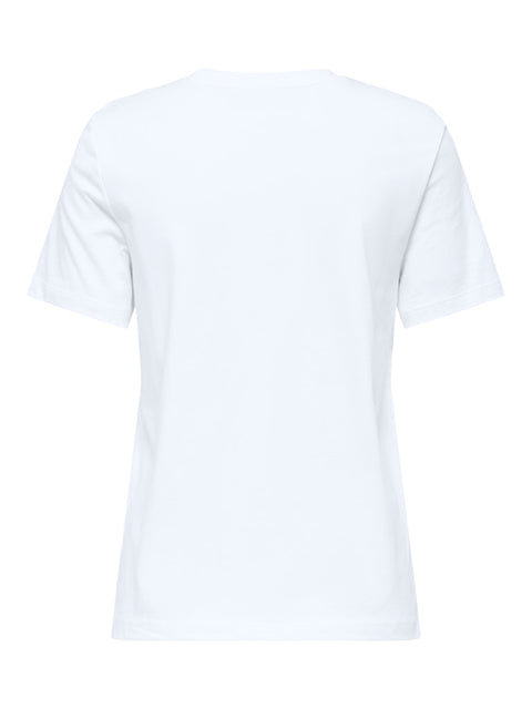 Only NOOS - 15288473 ONLKETTY LIFE S/S O-N - Bright White/Hea / top