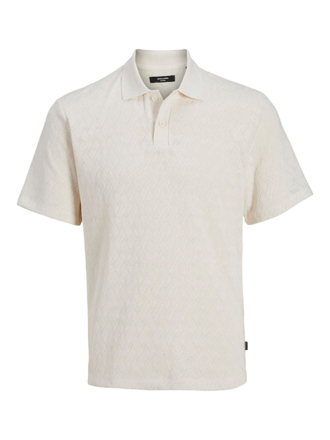 Jack & Jones - 12275090 JPRBLATRENT JACQUARD - Cloud Dancer