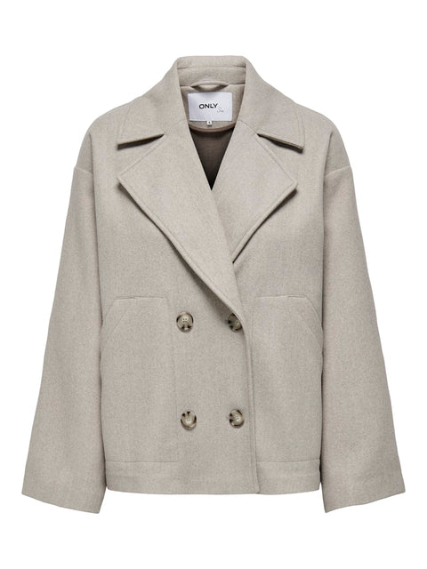 Only NOOS - 15315503 ONLNANCY LIFE JACKET - Simply Taupe/Mel