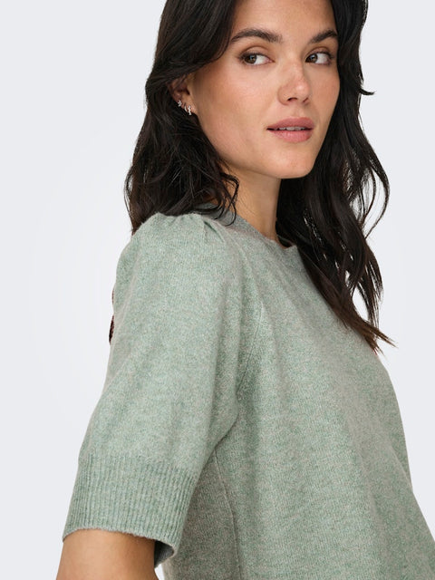 Only - 15318551 ONLRICA LIFE 2/4 PULL - Chinois Green/W.