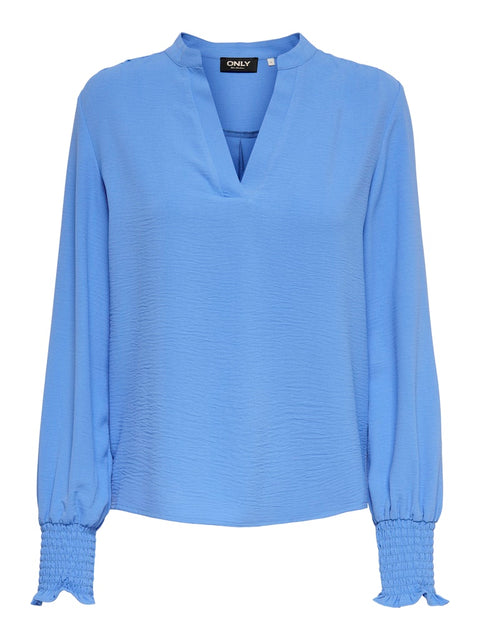 Only - 15284309 ONLMETTE V-NECK LS SM - Provence