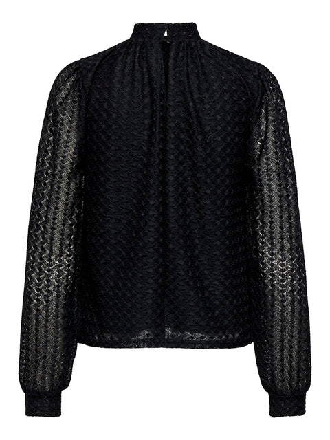 Only - 15356169 ONLCOLBIE L/S TOP BOX - Black
