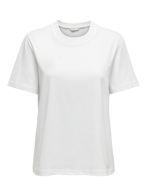 Only - 15320892 ONLMONJA S/S TEE JRS - White