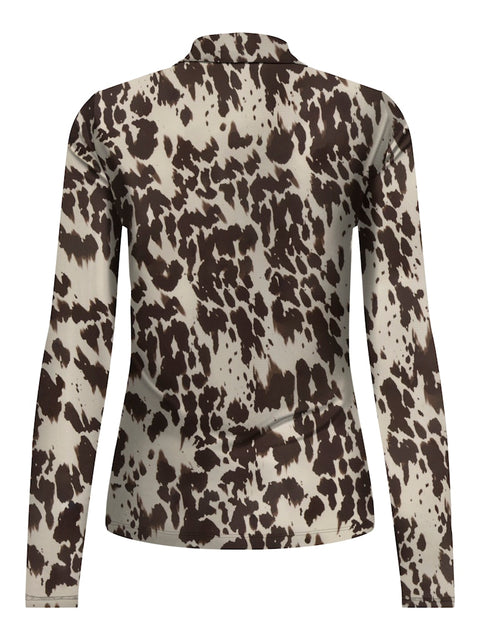 Only NOOS - 15141298 ONLERICA LIFE MESH L/ - Black/Splassed c / top