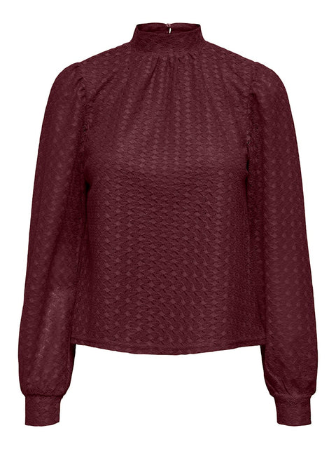 Only - 15356169 ONLCOLBIE L/S TOP BOX - Port Royale