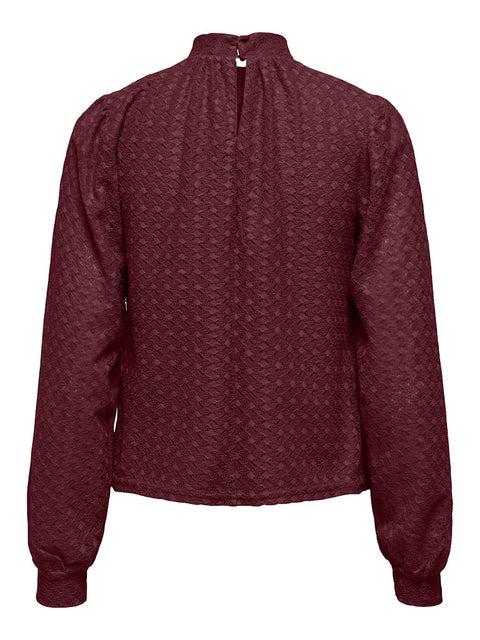 Only - 15356169 ONLCOLBIE L/S TOP BOX - Port Royale