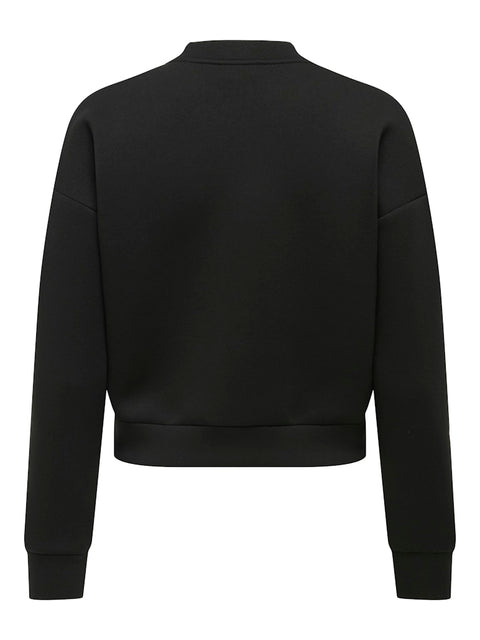 Only - 15364478 ONLNAOMI L/S BOMBER S - Black/Gold butto