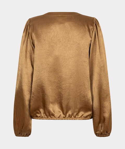 ESQUALO - Blouse F25.15514 - 339 golden olive