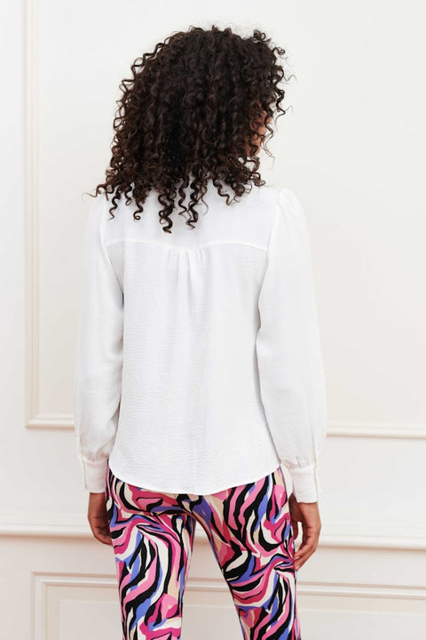 Lofty Manner - QB03.1 - Blouse Ella - 100 white