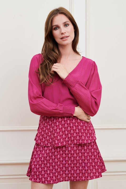 Lofty Manner - QB13 - Blouse Maris - 796 plum