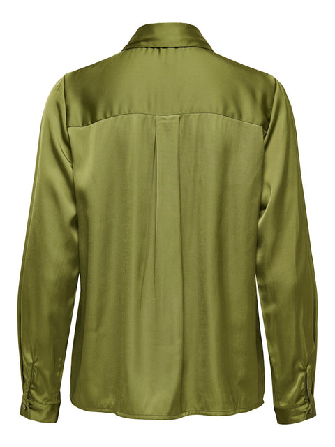 Only - 15361190 ONLMIKA VIS SATIN L/S - Peat Moss