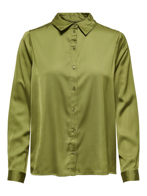 Only - 15361190 ONLMIKA VIS SATIN L/S - Peat Moss