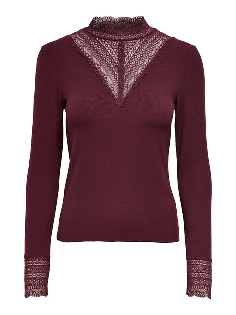Only NOOS - 15207788 ONLTILDE L/S HIGH NEC - Port Royale / top