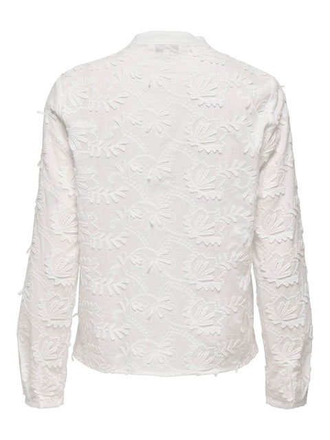 Only - 15361468 ONLCARMEN FR L/S 3D E - Cloud Dancer