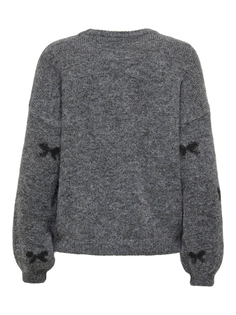 Only - 15361150 ONLBRUNHILDA LIFE LS - Medium Grey Mela