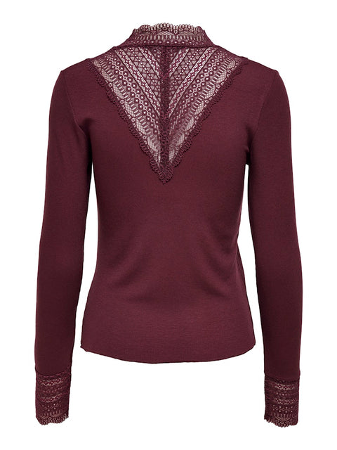 Only NOOS - 15207788 ONLTILDE L/S HIGH NEC - Port Royale / top