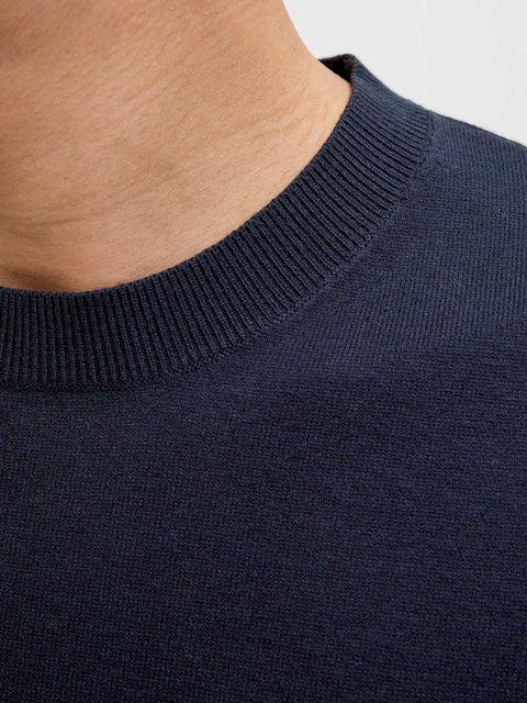 Jack & Jones - 12271402 JPRBLABRADFORT KNIT C - Night Sky