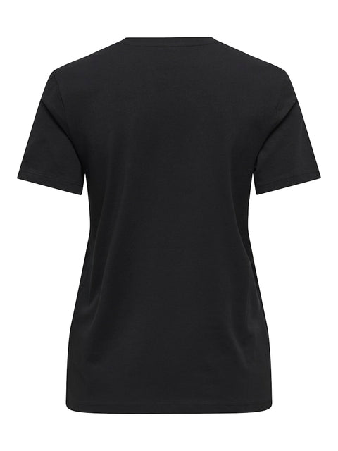 Only - 15363556 ONLDITTE LIFE RHNSTN - Black/Cherie