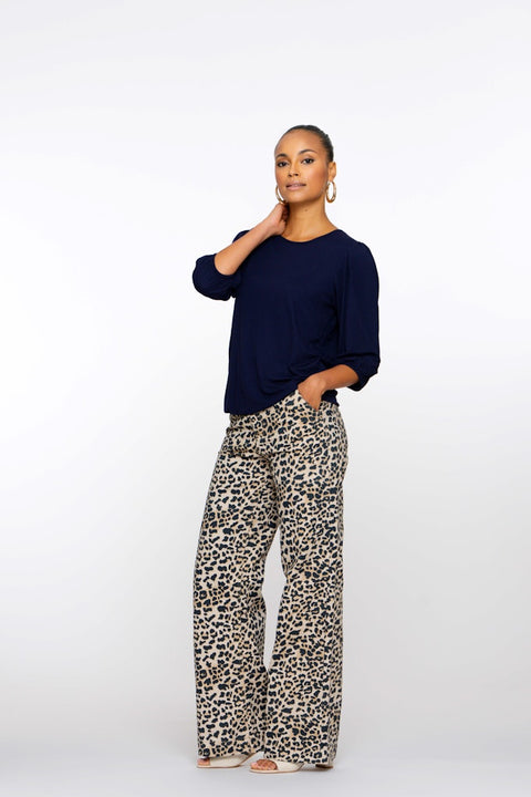 Geisha - Broek 51232-20 - 720 sand/black