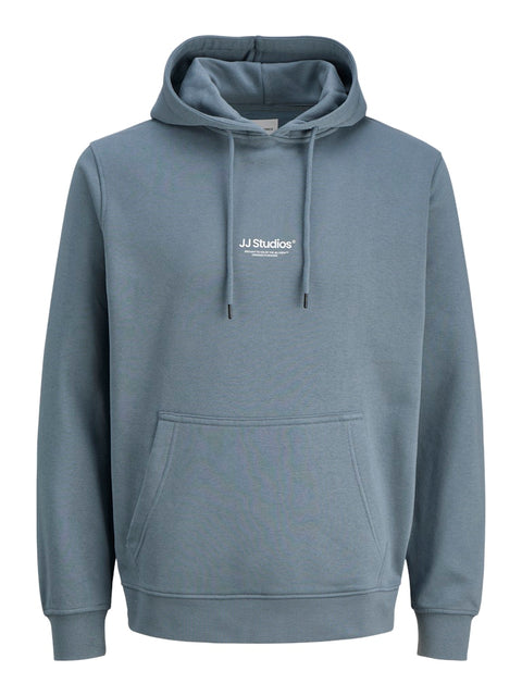 Jack & Jones - 12278789 JJESOHO SWEAT HOOD NO - Stormy Weather