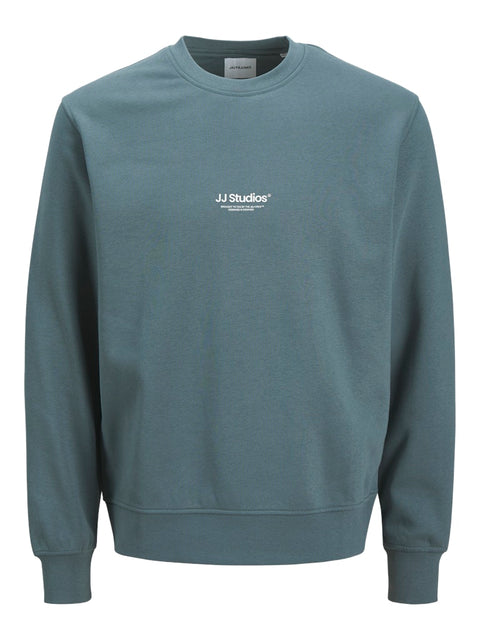Jack & Jones - 12278791 JJESOHO SWEAT CREW NE - Stormy Weather