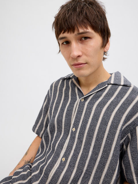 Jack & Jones - 12271060 JORCOBA STRIPE RESORT - Ocean Cavern