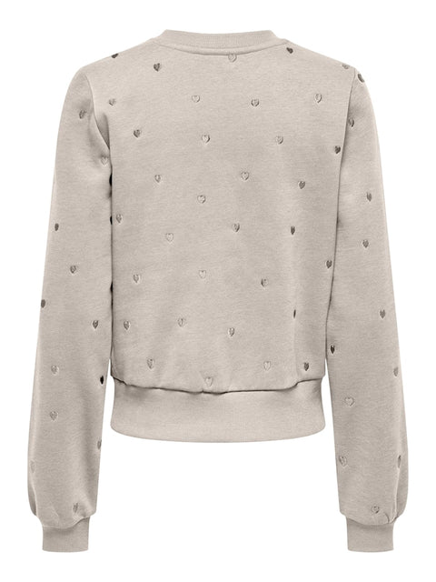 Only - 15355802 ONLATIKA L/S O-NECK G - Pumice Stone/Ann