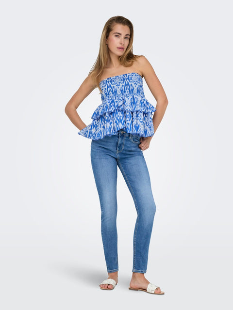 Only - 15351182 ONLNADJA 2IN1 LAYERED - Strong Blue/IKAT