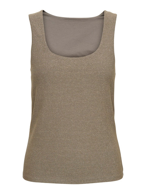 Only NOOS - 15356494 ONLEA GLITTER S/L 2-W - Falcon/Gold glit / top