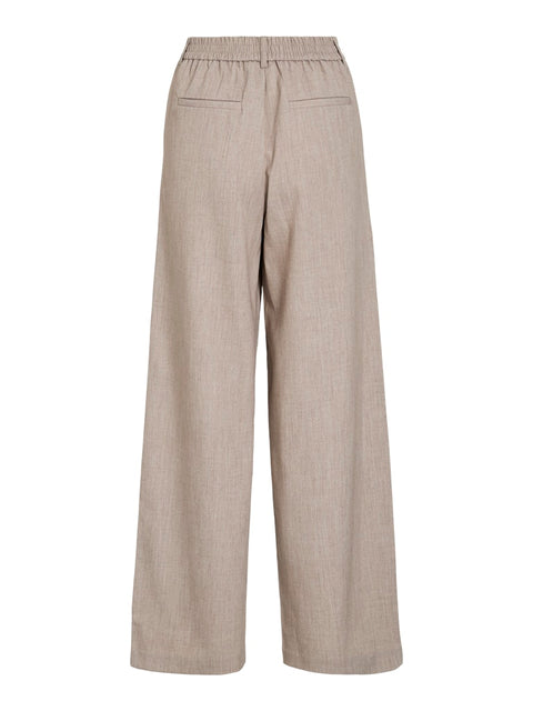 Vila - 14087407 - Natural Melange / pants