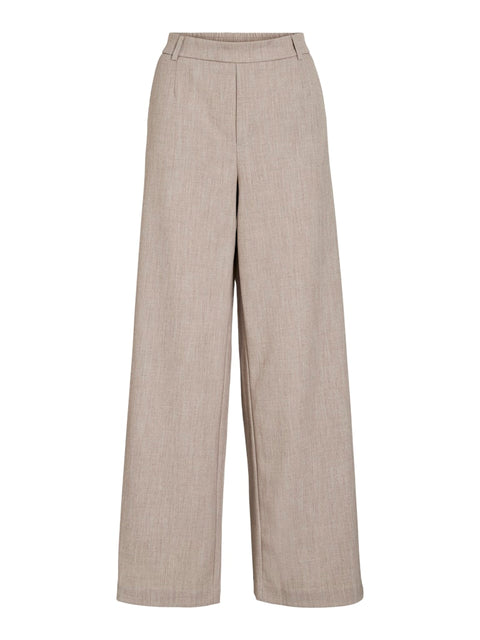 Vila - 14087407 - Natural Melange / pants