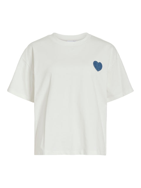 Vila - 14113596 - Snow white / top