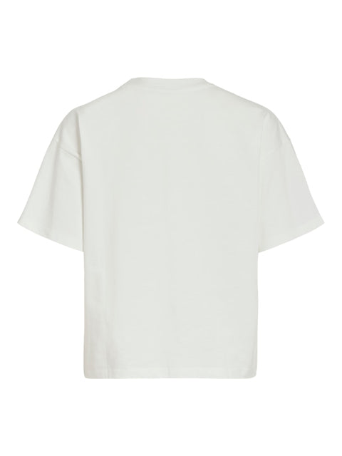 Vila - 14113596 - Snow white / top