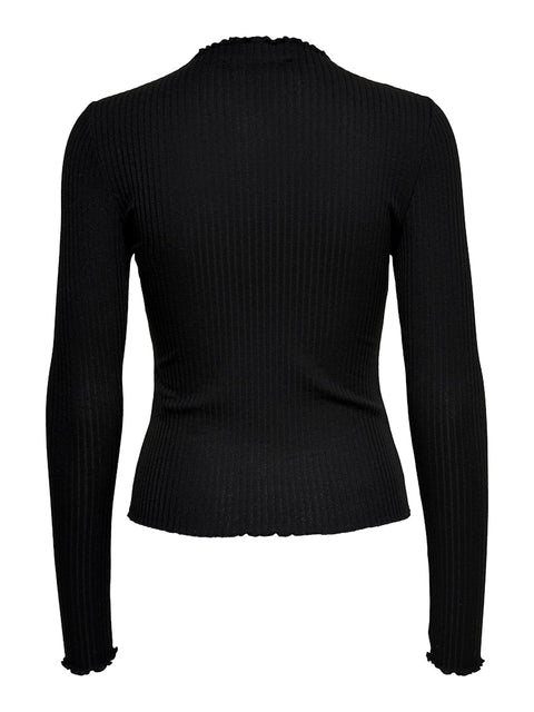 Only NOOS - 15180040 ONLEMMA L/S HIGH NECK - Black / top
