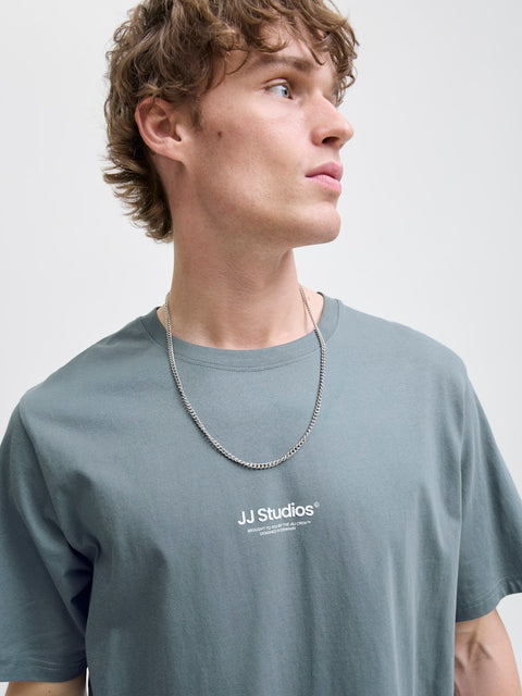 Jack & Jones - 12278787 JJESOHO TEE SS CREW N - Stormy Weather