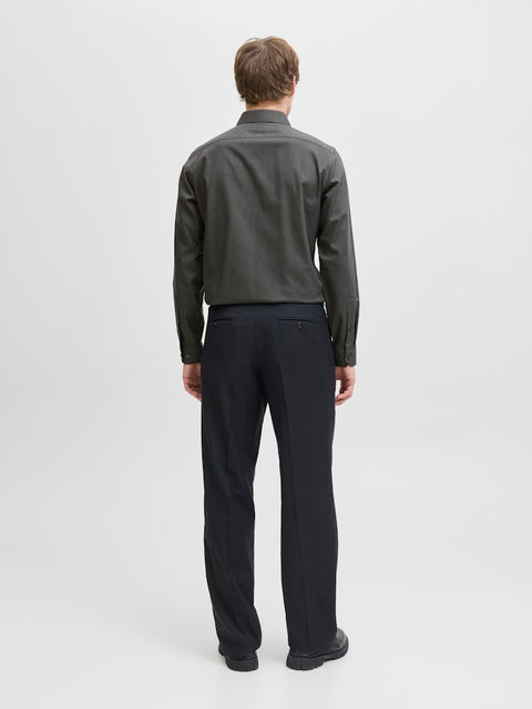 Jack & Jones - 12227385 JPRBLAPARKER SHIRT L/ - Dark Grey Melang