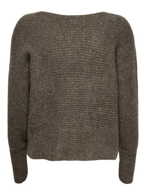 Only NOOS - 15168705 ONLDANIELLA L/S PULLO - Major Brown/MELA / sweater
