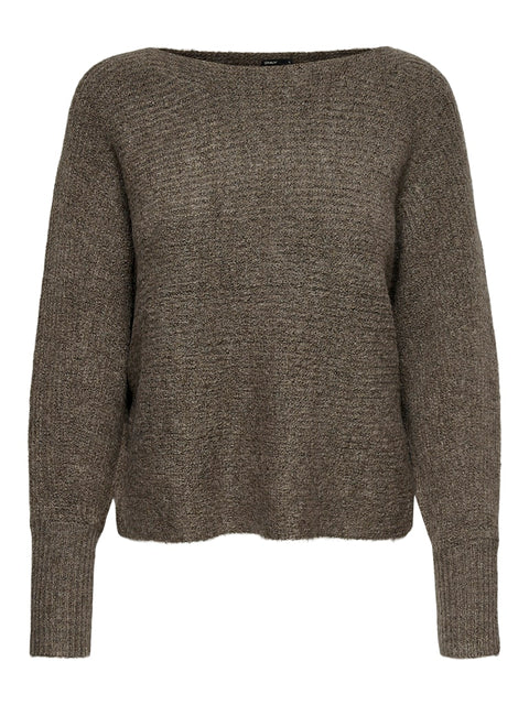 Only NOOS - 15168705 ONLDANIELLA L/S PULLO - Major Brown/MELA / sweater