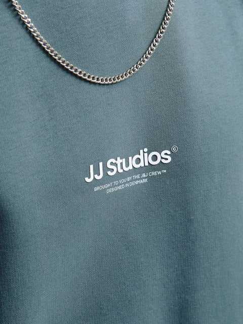 Jack & Jones - 12278791 JJESOHO SWEAT CREW NE - Stormy Weather