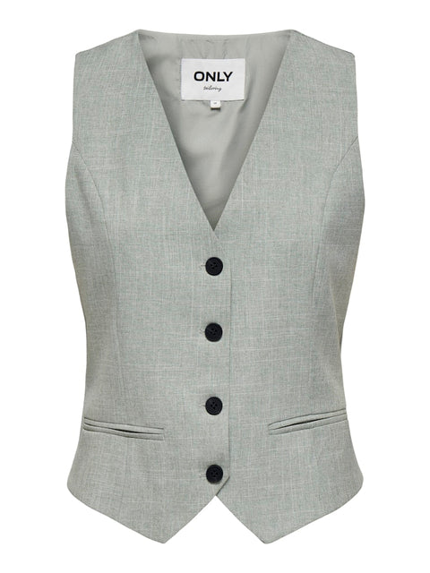 Only NOOS - 15336753 ONLLINDA S/L MEL FIT - Lily Pad/MELANGE / top