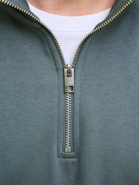 Jack & Jones - 12278793 JJESOHO SWEAT QUARTER - Stormy Weather