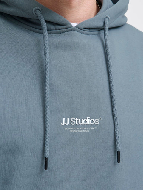 Jack & Jones - 12278789 JJESOHO SWEAT HOOD NO - Stormy Weather