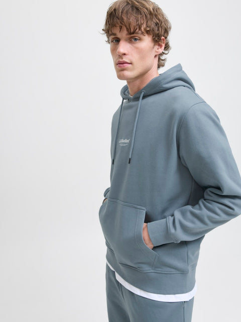 Jack & Jones - 12278789 JJESOHO SWEAT HOOD NO - Stormy Weather