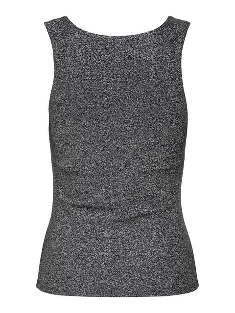 Only NOOS - 15356494 ONLEA GLITTER S/L 2-W - Black/Silver gli / top